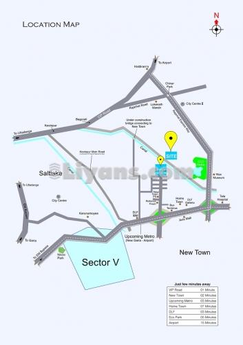 Location Map of Rohra Legend